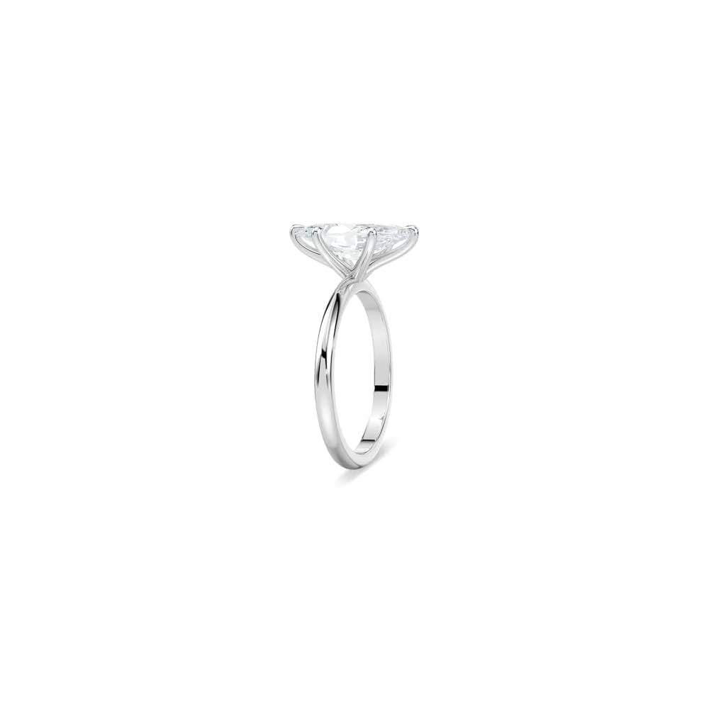 2.00 CT TO 10.00 CT Carat Marquise Cut Moissanite Solitaire Ring 925 Sterling Silver Engagement Wedding Promise Band D Color VVS Clarity