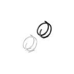 1-15PCS Double Hoop Nose Ring for Single Piercing 18G 20G 22G Spiral Nose Rings Hoops 18 20 22 Gauge Surgical Steel Twist Nose Piercing Jewelry Nostril for Women Girls Men Hypoallergenic Pack Easy Bendable 6mm 8mm 10mm