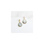 Handmade Teardrop Shell Dangle Drop Earrings for Women