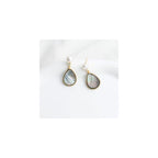 Handmade Teardrop Shell Dangle Drop Earrings for Women