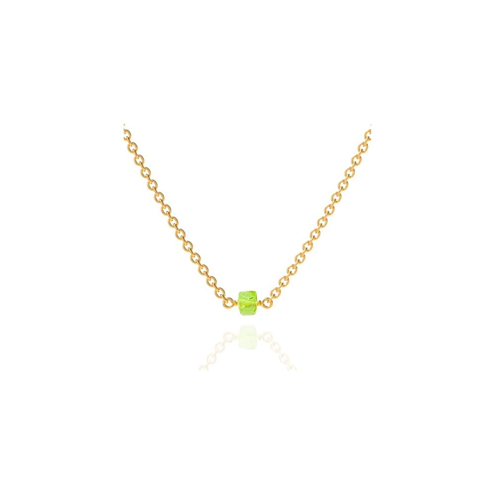 Ruby Crystal Bead Pendant Necklaces for Women