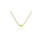 Ruby Crystal Bead Pendant Necklaces for Women
