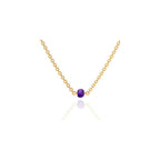 Ruby Crystal Bead Pendant Necklaces for Women
