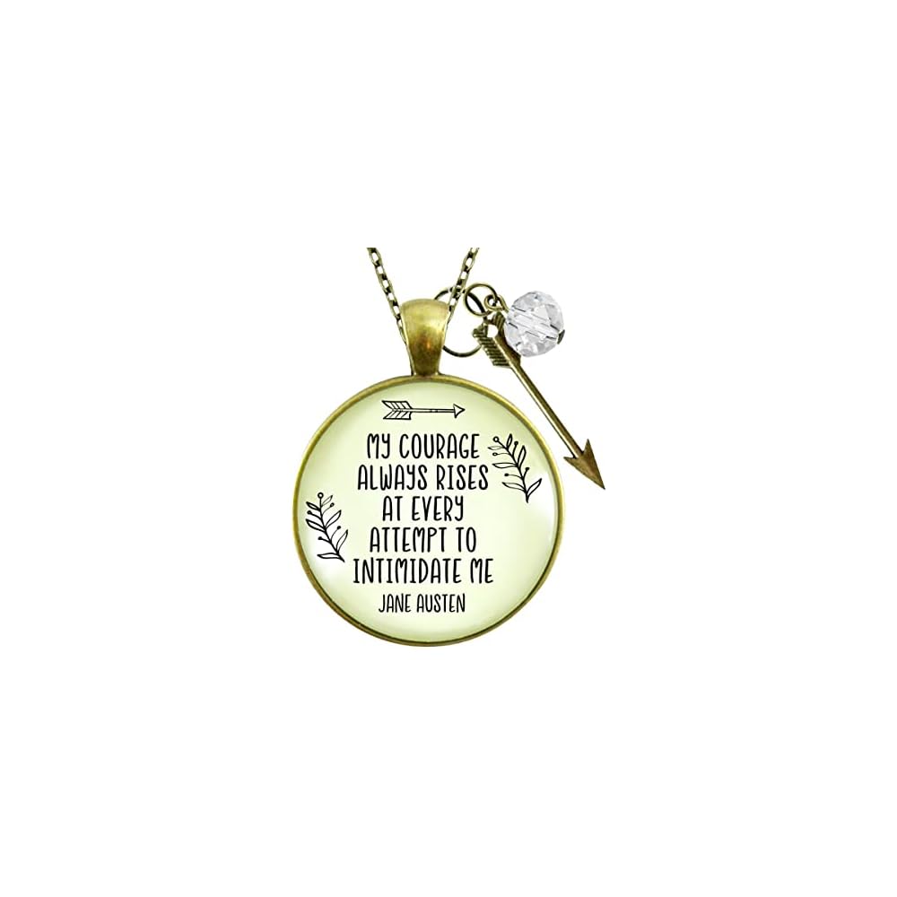 Gutsy Goodness Be Brave Necklaces Meaningful Handmade Be You Bravely Courage Message Jewelry Boho Chic Charms