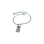 Japanese cat charm bracelet, japanese cat charm, adjustable bracelet, animal, personalized bracelet, initial bracelet, monogram