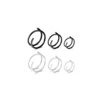 1-15PCS Double Hoop Nose Ring for Single Piercing 18G 20G 22G Spiral Nose Rings Hoops 18 20 22 Gauge Surgical Steel Twist Nose Piercing Jewelry Nostril for Women Girls Men Hypoallergenic Pack Easy Bendable 6mm 8mm 10mm