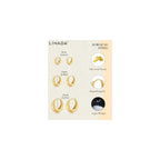 Surgical Steel Small Gold Huggie Hoop Earrings for Women Hypoallergenic