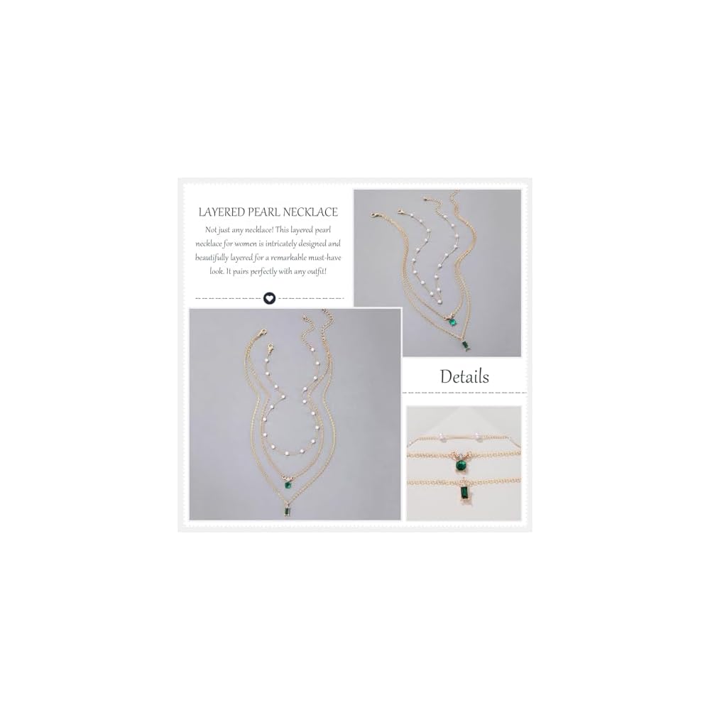 choice of all Layered Necklaces for Women Dainty Gold Charm Necklace Peaperclip Chain Necklace Stacked Gold Necklace Jewelry Set Gifts for Women