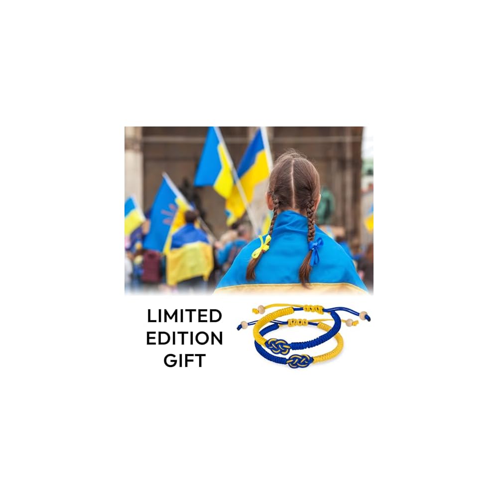 Ukraine Bracelet For Women, Men, Support Ukraine Jewelry Gifts Accessories