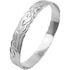 10mm Traditional Silver Hawaiian Heirloom Bracelet