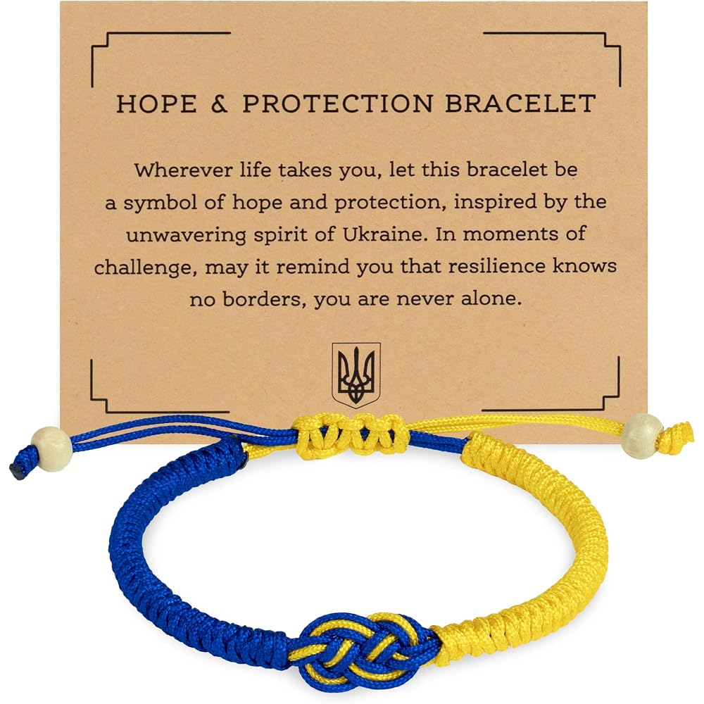 Ukraine Bracelet For Women, Men, Support Ukraine Jewelry Gifts Accessories